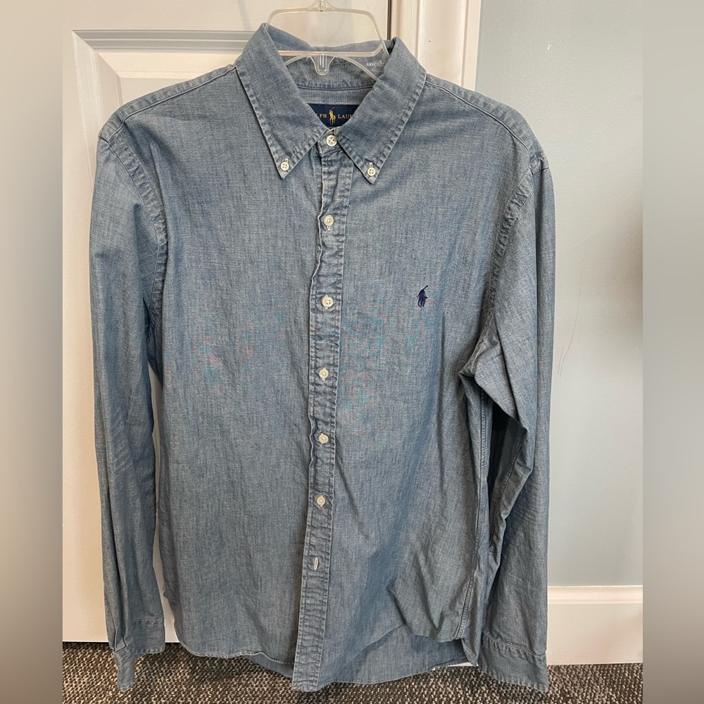 Polo Denim Button Down Shirt